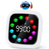 Yunbaoit temporizador visual digital con diseño robot para niños, ayuda a gestionar el tiempo