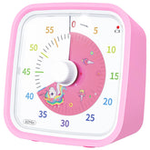 Yunbaoit temporizador visual unicornio disco 60 minutos rosa para gestión del tiempo