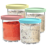 YUSFKJ potes para Ninja CREAMi NC501, versátiles para múltiples sabores en casa.
