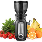 Zachvo MP-802M negro, vista frontal para jugos frescos en casa.