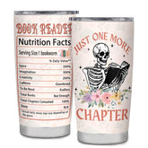 Taza ZAHUOMUG para lectores con diseño de calavera y flores, regalo perfecto.