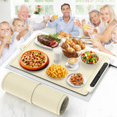 ZCJSHX bandeja calentadora de alimentos con ajuste de tres temperaturas, ideal para buffets.