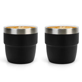 Zenbo tazas expreso 4oz interior cerámico: sabor puro sin metal
