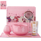 ZENS Conjunto Rosa para matcha: tazón cerámico 15oz para batidos suaves de matcha.