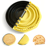 Prensa ZestKiidek 4 en 1 para tortillas de 4 pulgadas, sellado rápido.