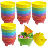 Boles de salsa ZETEAKER, conjunto 24 piezas, colorido para fiestas y reuniones.
