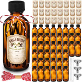 Botellas Zhehao de vidrio ámbar de 2 oz para almacenar extractos con protección UV