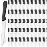 Cuchillos Zhehao para filete negros, 150 piezas, ideal para servicio en cocina de alto volumen.