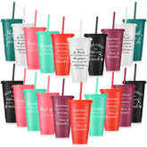 Vaso Zhehao 24oz – paquete de 20, ideal para reconocimiento de personal