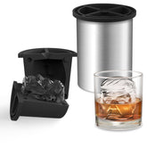 ZHITOP moldeo-hielo claro 2 pulgadas para servir whisky con estilo.