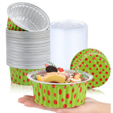 Ziliny: pan-navidad-580ml-verde-rojo-con-tapa, ideal para hornear y transportar porciones festivas.