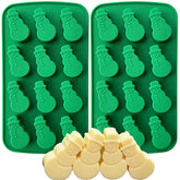 ZINDIACINE molde nieve chocolate 12 cavidades, ideal para hacer chocolate.