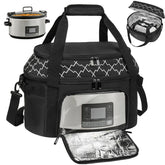 Bolsa ZIOZERTT transporte para crockpot 6-8 cuartos, seguridad durante el traslado.