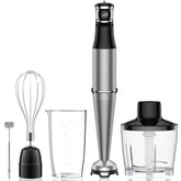 ZKBHOME batidora de inmersión 1100W 5 en 1 para batidos y purés fáciles.