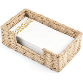 ZMZKKLL porta-servilletas para baño tejido en cuerda, elegante y práctico.