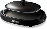 Zojirushi EA-BDC10TD Gourmet Sizzler, superficie diamante para cocción uniforme y antiadherente.