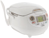 Zojirushi NS-ZCC10 con pan interior cerámico para cocción uniforme.