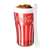 ZOKU Coca-Cola, núcleo congelador interior, ideal para bebidas heladas rápidas.