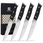 Cuchillos para bistec Zongchuan de 4 piezas listos para cortar con precisión