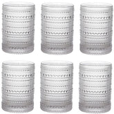 Vaso ZOOFOX vintage 13 onzas con diseño repujado, ideal para bebidas diarias.