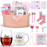Cesta tejida Zopeal para regalo de enfermería, almacenamiento práctico y elegante