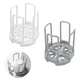 Zoyiancy porta-tazones ajustable 2 piezas para organizar tazones y platos.