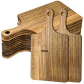 Tabla Zubebe de acacia con asa para cortar y presentar quesos