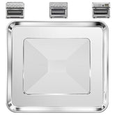 ZuKaYeHome Bandeja freidora, acero inoxidable, compatible con Cuisinart TOA-60 para cocción más segura.