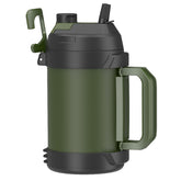 Zukro 1 galón verde, cuerpo de acero inoxidable, ideal para hidratación diaria