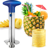 Zulay Kitchen Cortador-pina facilita corte rápido y preciso para piñas frescas.