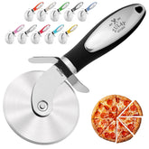 Zulay Kitchen cortador de pizza con rueda de acero inoxidable para cortes limpios