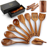 Zulay Kitchen: conjunto de utensilios de teca para cocinar y servir con estilo.