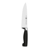 Cuchillo ZWILLING Four Star 7 pulgadas, corte preciso para verduras y carnes.