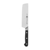 ZWILLING Pro Nakiri 6,5 pulgadas, hoja afilada para cortes limpios de verduras.