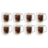 ZWILLING Sorrento Plus: tazas de 12 oz con vidrio doble pared para mantener la temperatura.