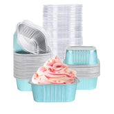 ZWYSLFCY moldes mini cuadrados con tapas, ideales para hornear y transportar postres.