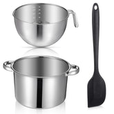 Olla Zyghjort doble de 4000 ml apta para inducción para calentar caldos y sopas.