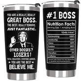 Taza ZyraGleam 20oz negra con diseño divertido para la oficina.