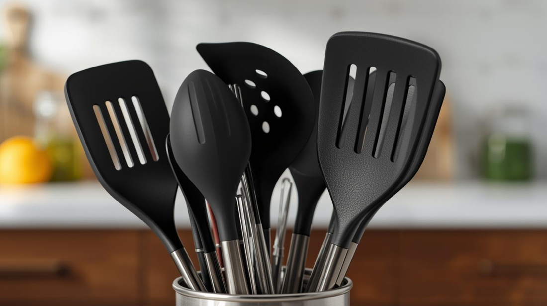 Utensilios de cocina resistentes y funcionales para uso diario en un hogar mexicano