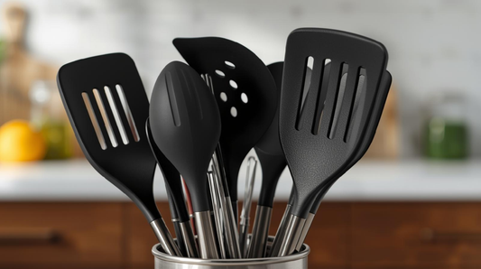 Utensilios de cocina resistentes y funcionales para uso diario en un hogar mexicano