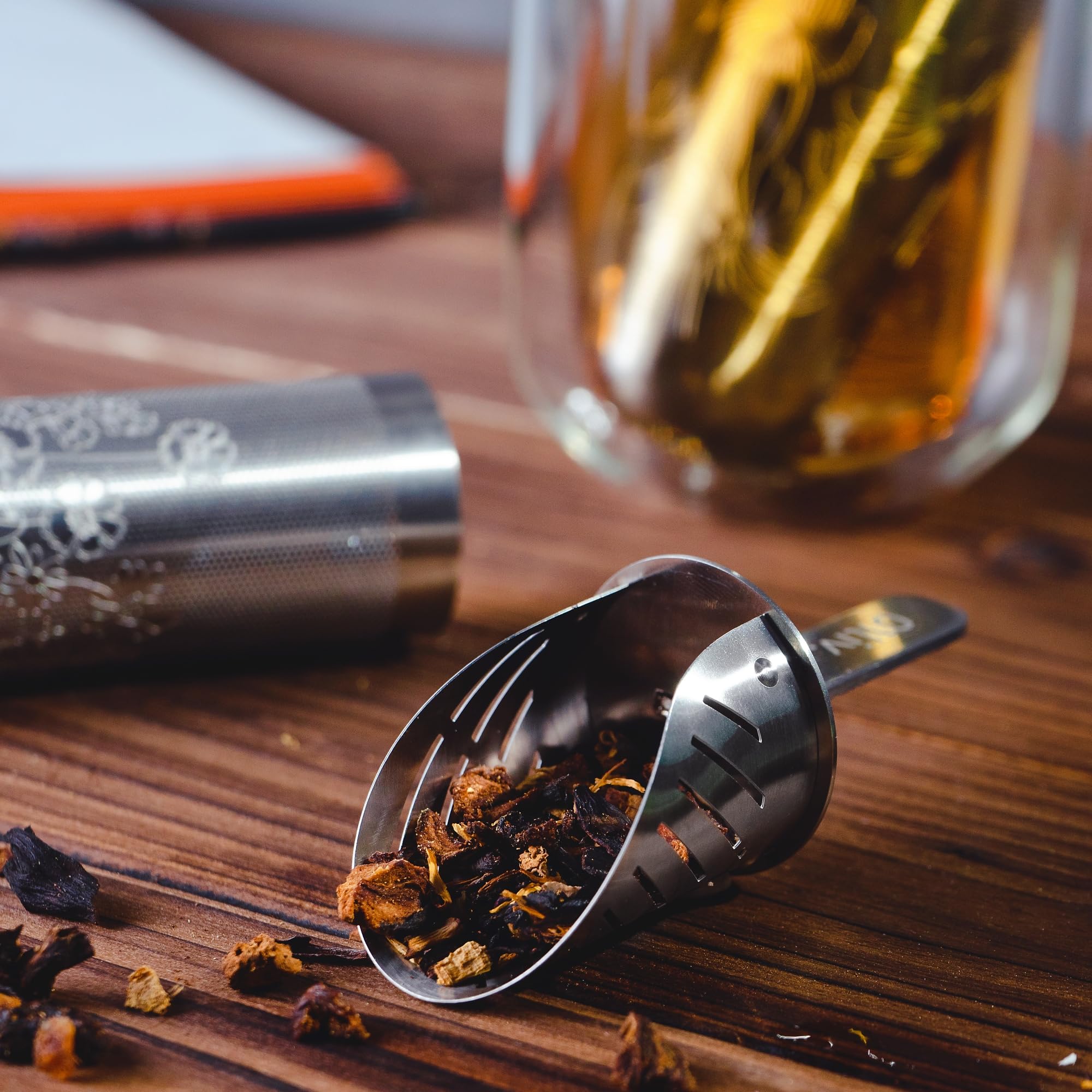 Diseño elegante 01liv, infusor de té práctico para rituales diarios.