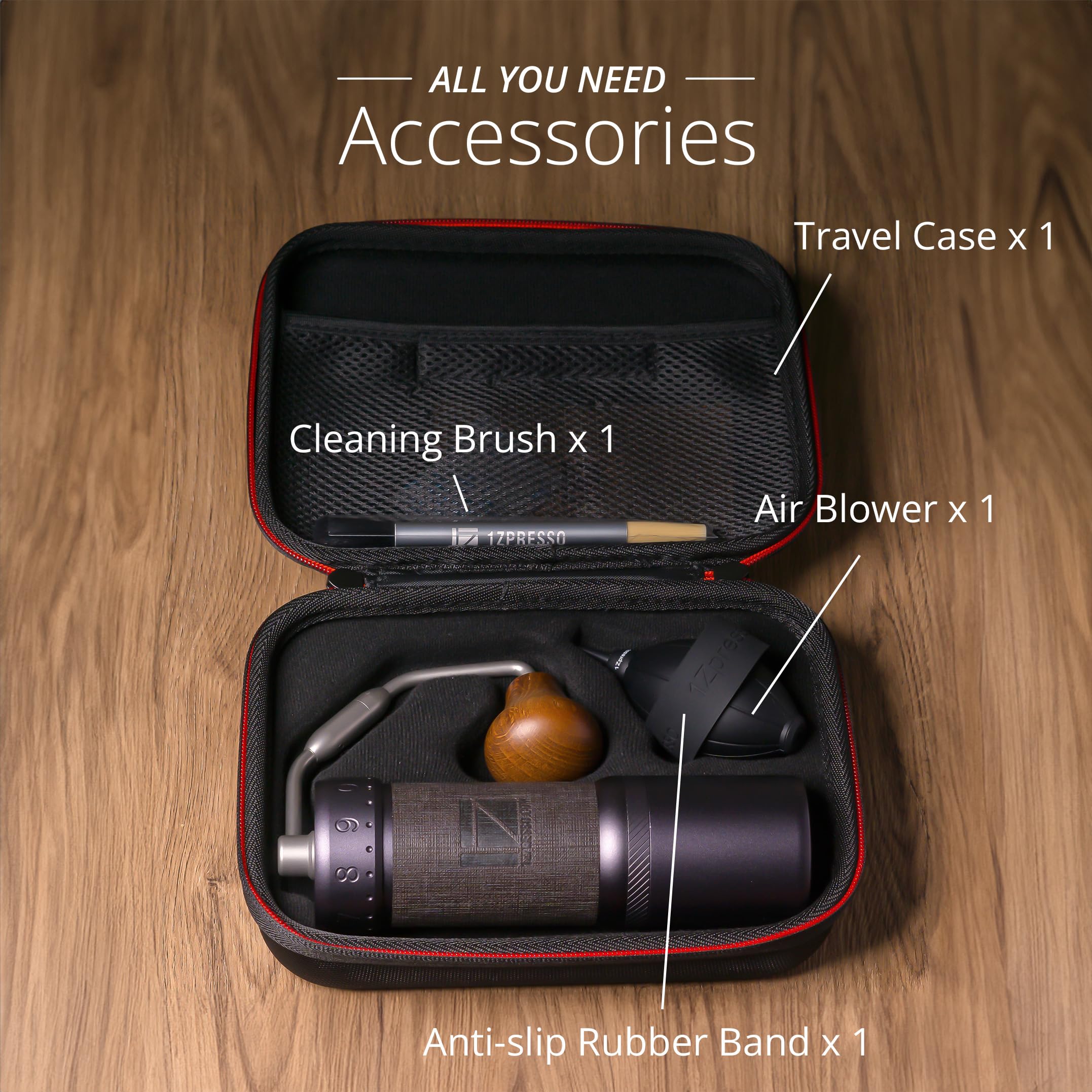 1Zpresso J-Ultra capacidad 40 g: ideal para espresso en casa.