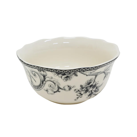 Adelaide diseno toile aves florales plato ensalada para servir
