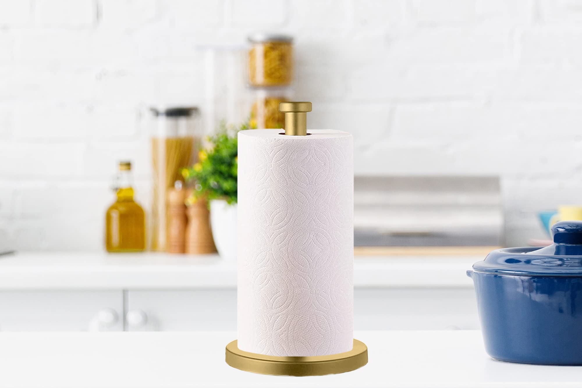 27HZYS porta-rollos papel protege la superficie de la mesa sin rayaduras