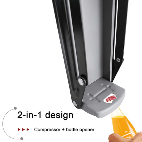Uso doméstico cómodo: instalación en cocina para reciclaje limpio.