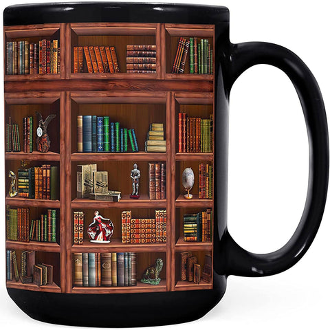 Taza 2IMT Libros, frente-libro: ideal para lectura diaria.
