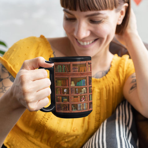 Taza 2IMT Libros, imagen-imprenta alta-temperatura: impresión duradera.