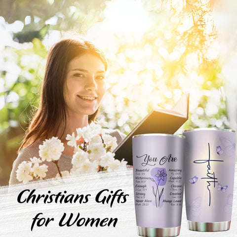 2IMT Tumbler para mujeres, 20oz, ideal para regalos de fe.