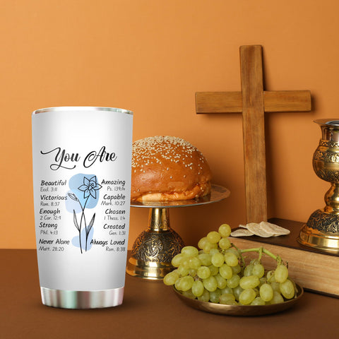 2IMT tumbler ideal como regalo para mujeres y amigas cristianas.