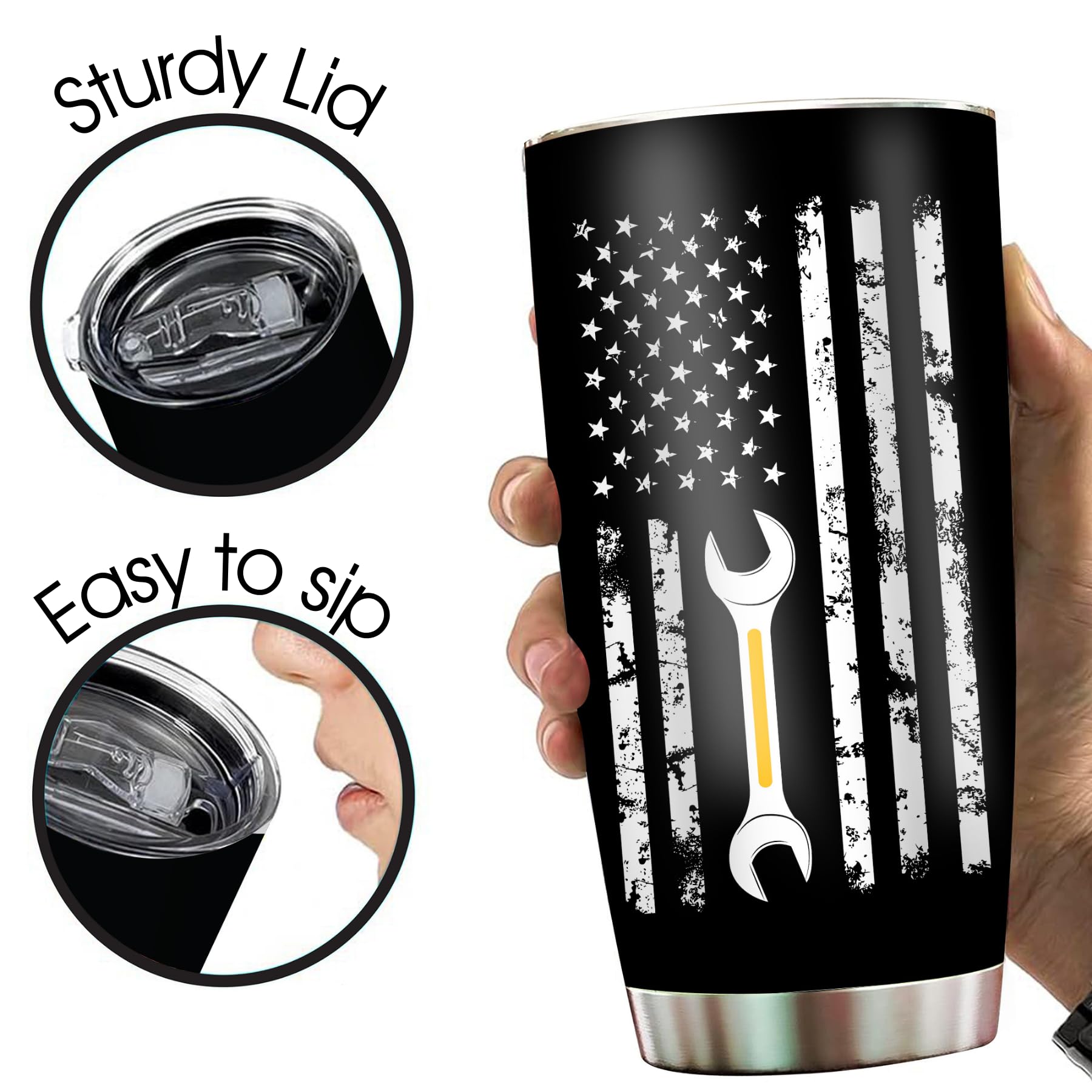 2IMT tumbler acero inoxidable 18-8, diseño duradero para uso diario